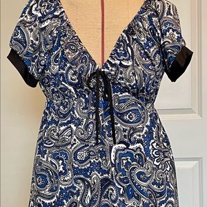 INC Paisley Dress Size L